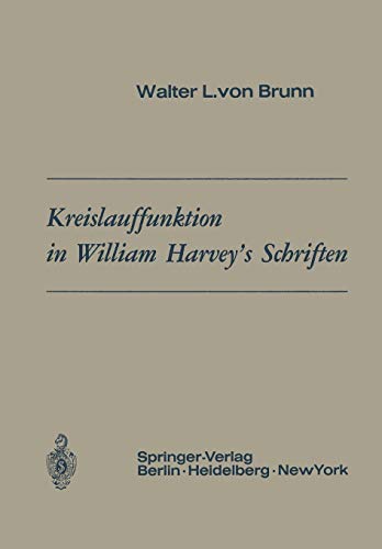 Kreislauffunktion in William Harvey's Schriften