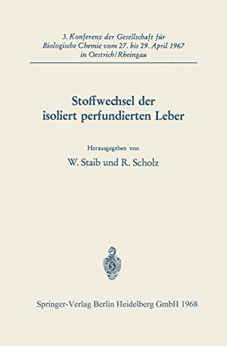 Stoffwechsel der isoliert perfundierten Leber (German Edition)