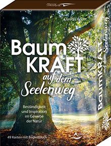 SET - Baumkraft auf dem Seelenweg: Beständigkeit und Inspirationim Gewebe der Natur - 49 Karten mit Begleitbuch