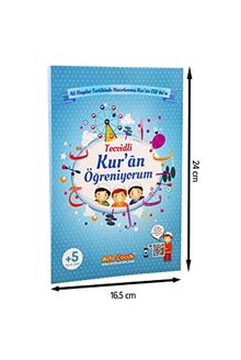 Tecvidli Kur'an Öğreniyorum (Mavi) (Kod:Ayfa161M)