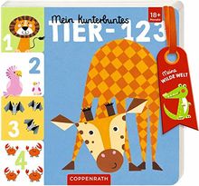 Mein kunterbuntes Tier-123: Meine wilde Welt