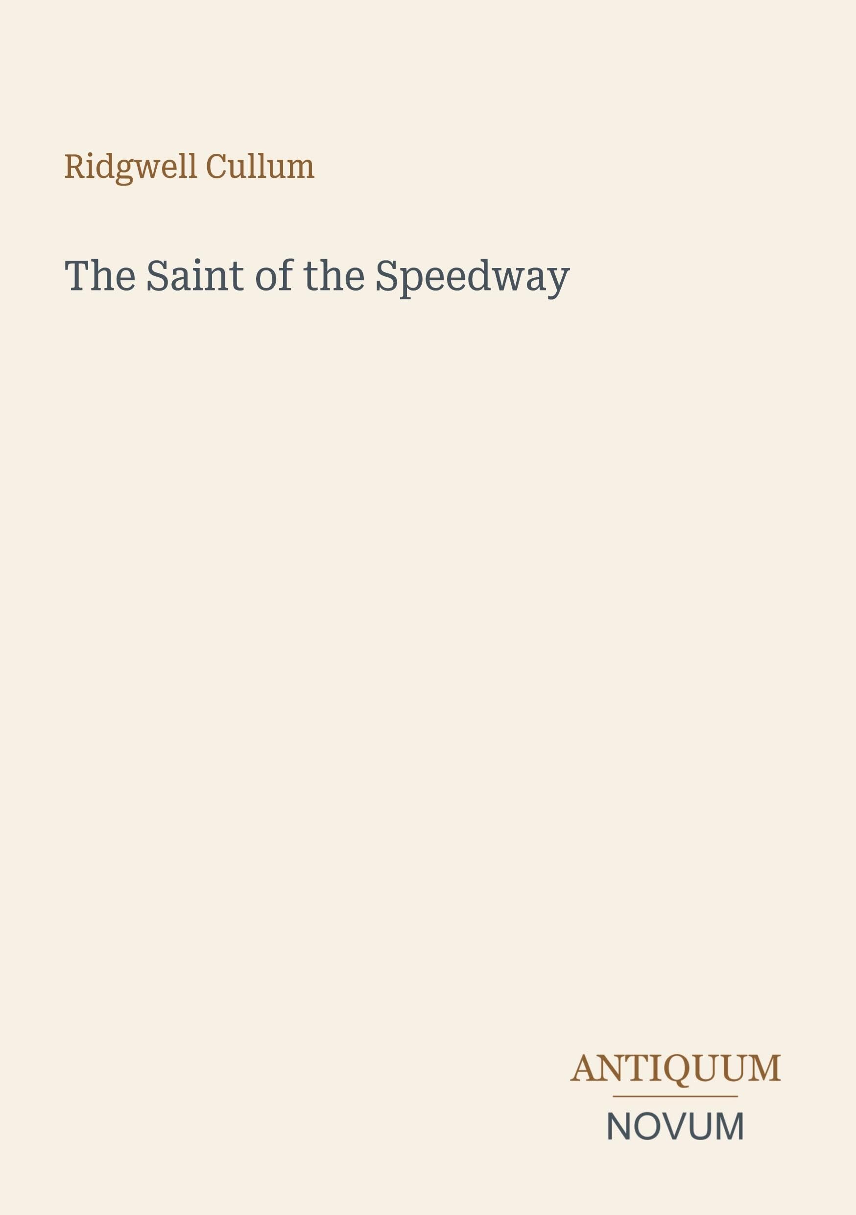 The Saint of the Speedway