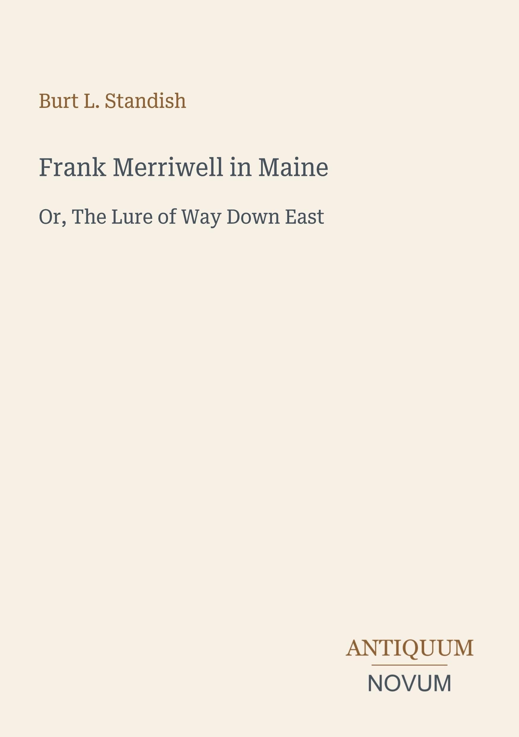 Frank Merriwell in Maine