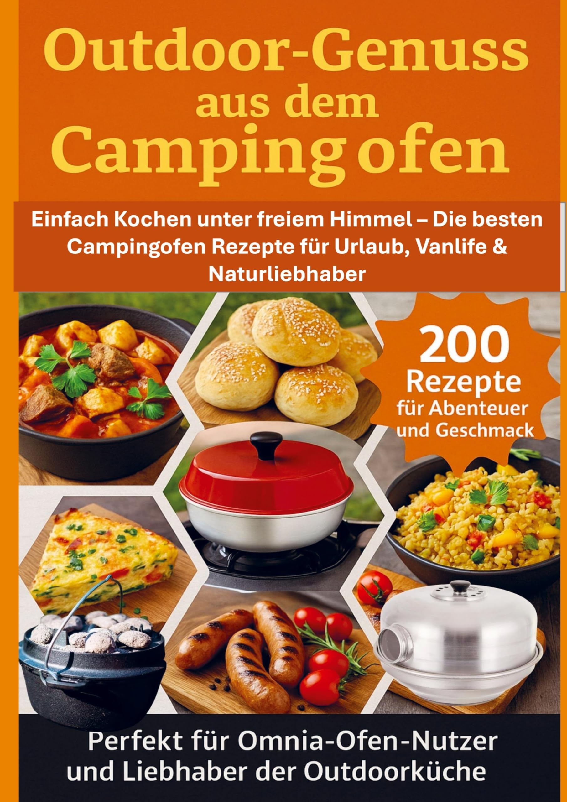 Outdoor-Genuss aus dem Campingofen - 200 Rezepte für Abenteuer und Geschmack Perfekt für Omnia-Ofen-Nutzer und Liebhaber der Outdoorküche: Einfach ... für Urlaub, Vanlife & Naturfreunde