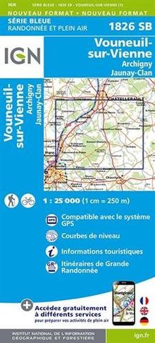 Vouneuil sur Vienne 1 : 25 000