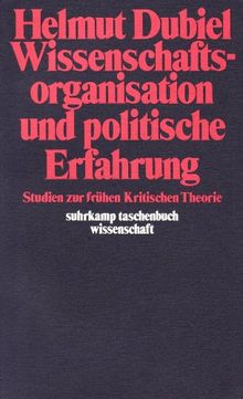 Wissenschaftsorganisation und politische Erfahrung