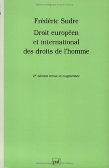 Droit européen et international des droits de l'homme