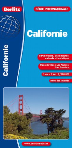 Californie - Carte Routiere Et Touristique