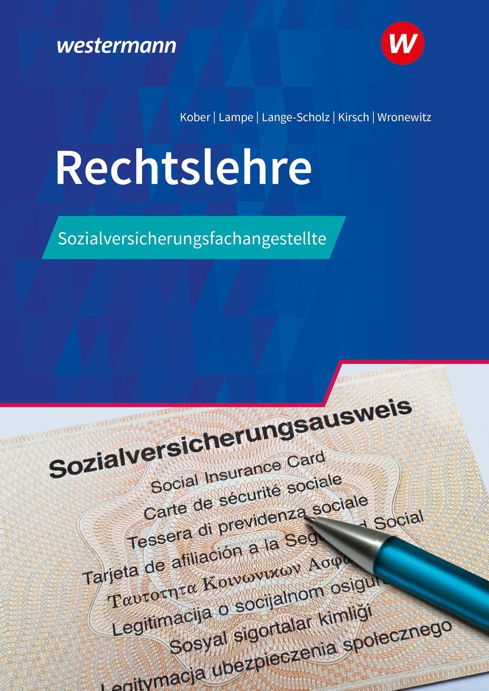Rechtslehre für Sozialversicherungsfachangestellte. Schulbuch - Neuware