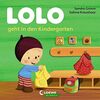 Lolo geht in den Kindergarten: Bilderbuch für Kleinkinder ab 18 Monate - Starke Kontraste fördern die Wahrnehmung
