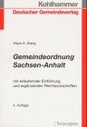 Gemeindeordnung Sachsen-Anhalt