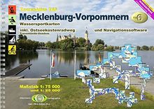 TourenAtlas Wasserwandern / TA6 Mecklenburg-Vorpommern: 57 Karten. 1:75000 und 1: 25000