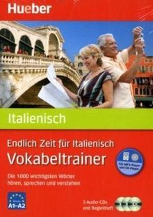 Endlich Zeit für Italienisch - Vokabeltrainer: Die 1.000 wichtigsten Wörter hören, sprechen und verstehen / Paket