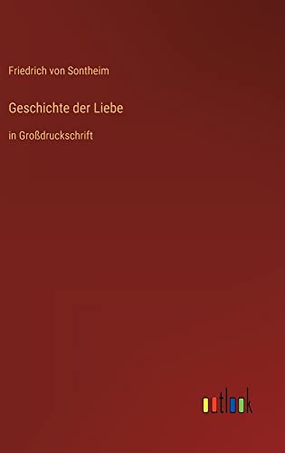 Geschichte der Liebe: in Großdruckschrift