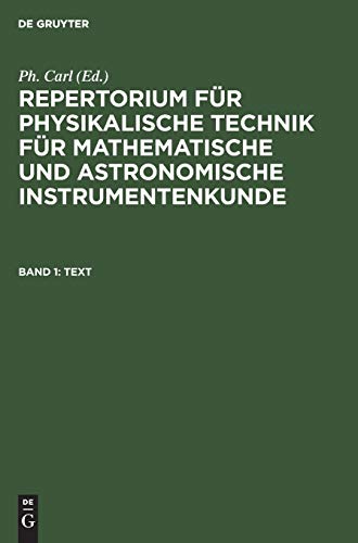 Text (Repertorium für physikalische Technik für mathematische und astronomische Instrumentenkunde)