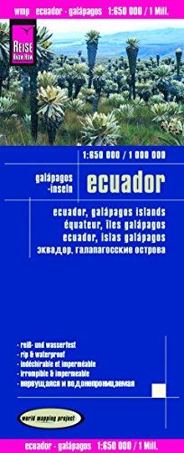 Reise Know-How Landkarte Ecuador, Galápagos (1:650.000 / 1.000.000): world mapping project