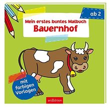 Mein erstes buntes Malbuch - Bauernhof (Malbuch ab 2 Jahren)