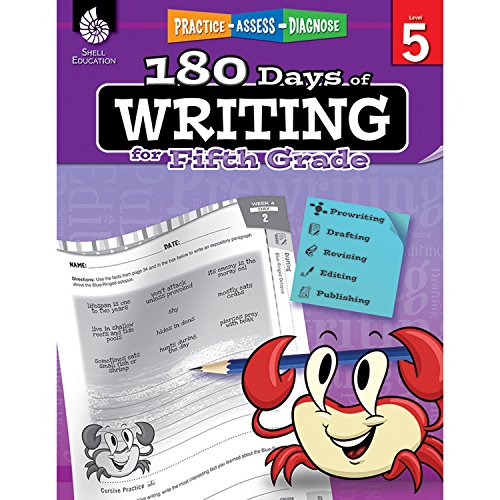 180 Days of Writing for Fifth Grade (Grade 5): Practice, Assess, Diagnose (Practice-Assess-Diagnose, Level 5)