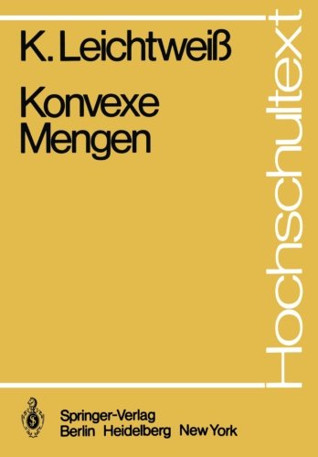 Konvexe Mengen (Hochschultext)
