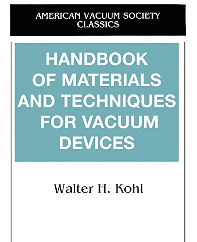Handbook of Materials and Techniques for Vacuum Devices (AVS Classics in Vacuum Science and Technology)