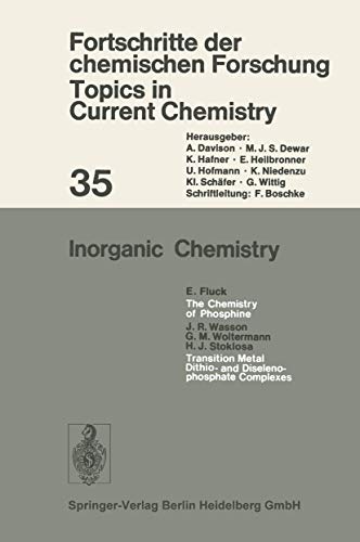 Inorganic Chemistry (Topics in Current Chemistry, 35, Band 35)