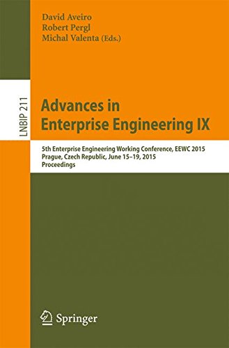 Advances in Enterprise Engineering IX (Lecture Notes in Business Information Processing)