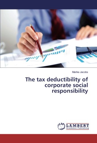 The tax deductibility of corporate social responsibility