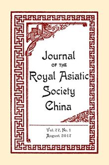 Journal of the Royal Asiatic Society China Vol. 77 No.1 (2016)