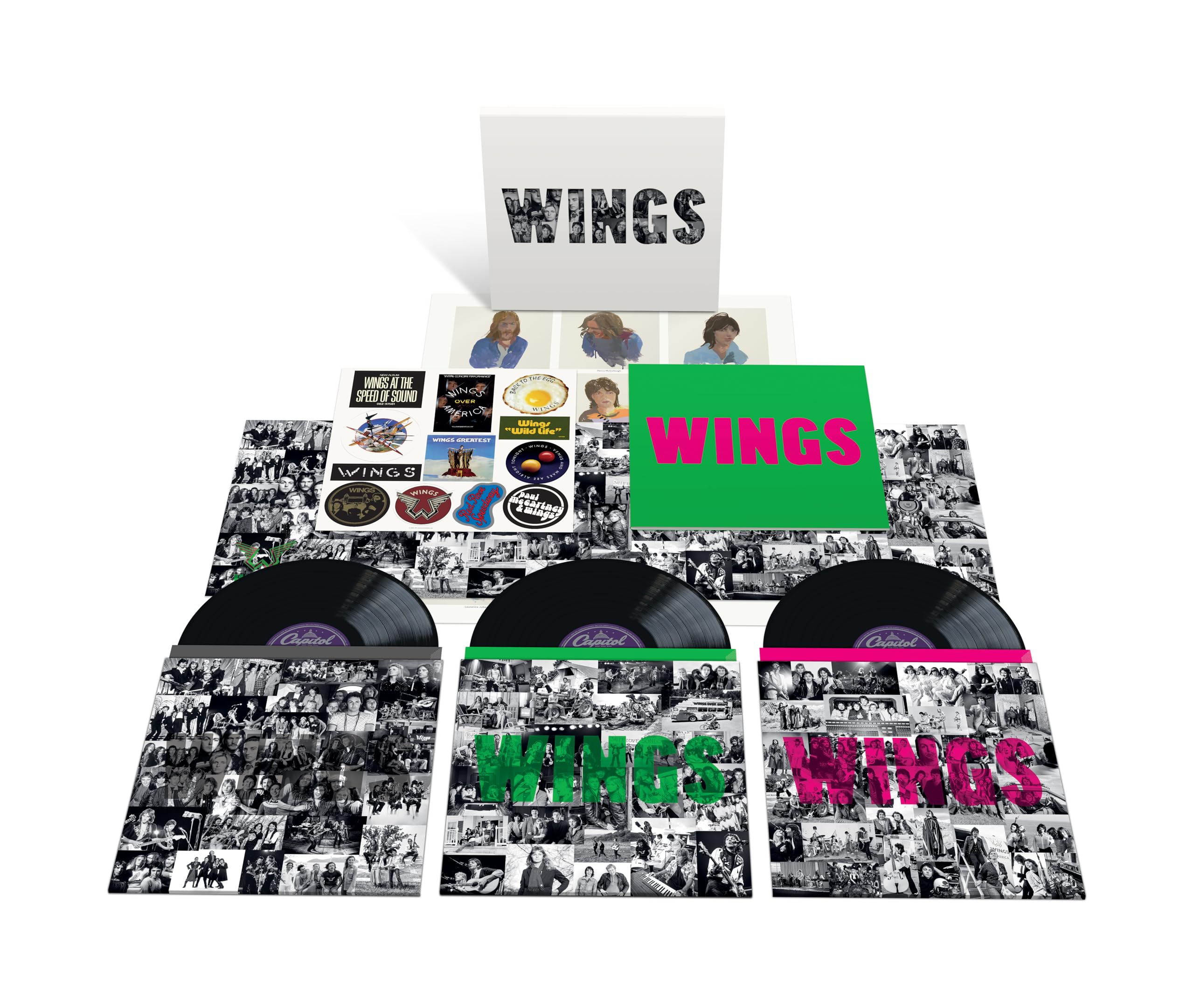 WINGS (Ltd. 3LP Deluxe Black Vinyl)