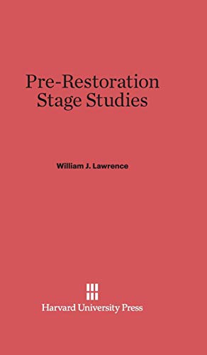 Pre-Restoration Stage Studies