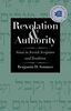 Sommer, B: Revelation and Authority: Sinai in Jewish Scripture and Tradition (The Anchor Yale Bible Reference Library)