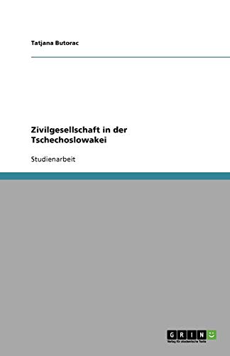 Zivilgesellschaft in der Tschechoslowakei