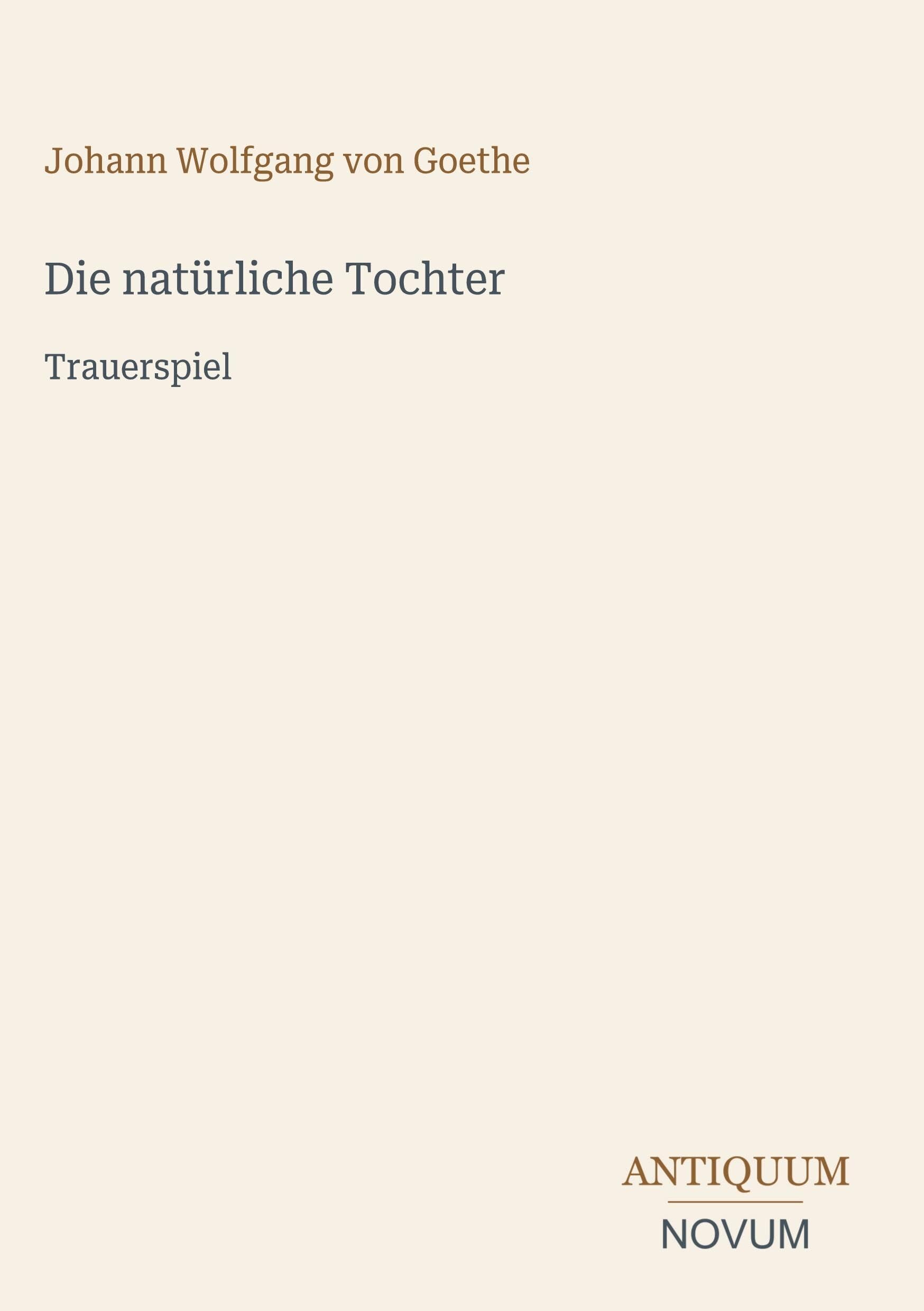 Die natürliche Tochter