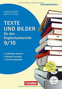 Texte und Bilder - Englisch / Texte und Bilder für den Englischunterricht, Klasse 9/10: Buch mit Kopiervorlagen auf CD-ROM