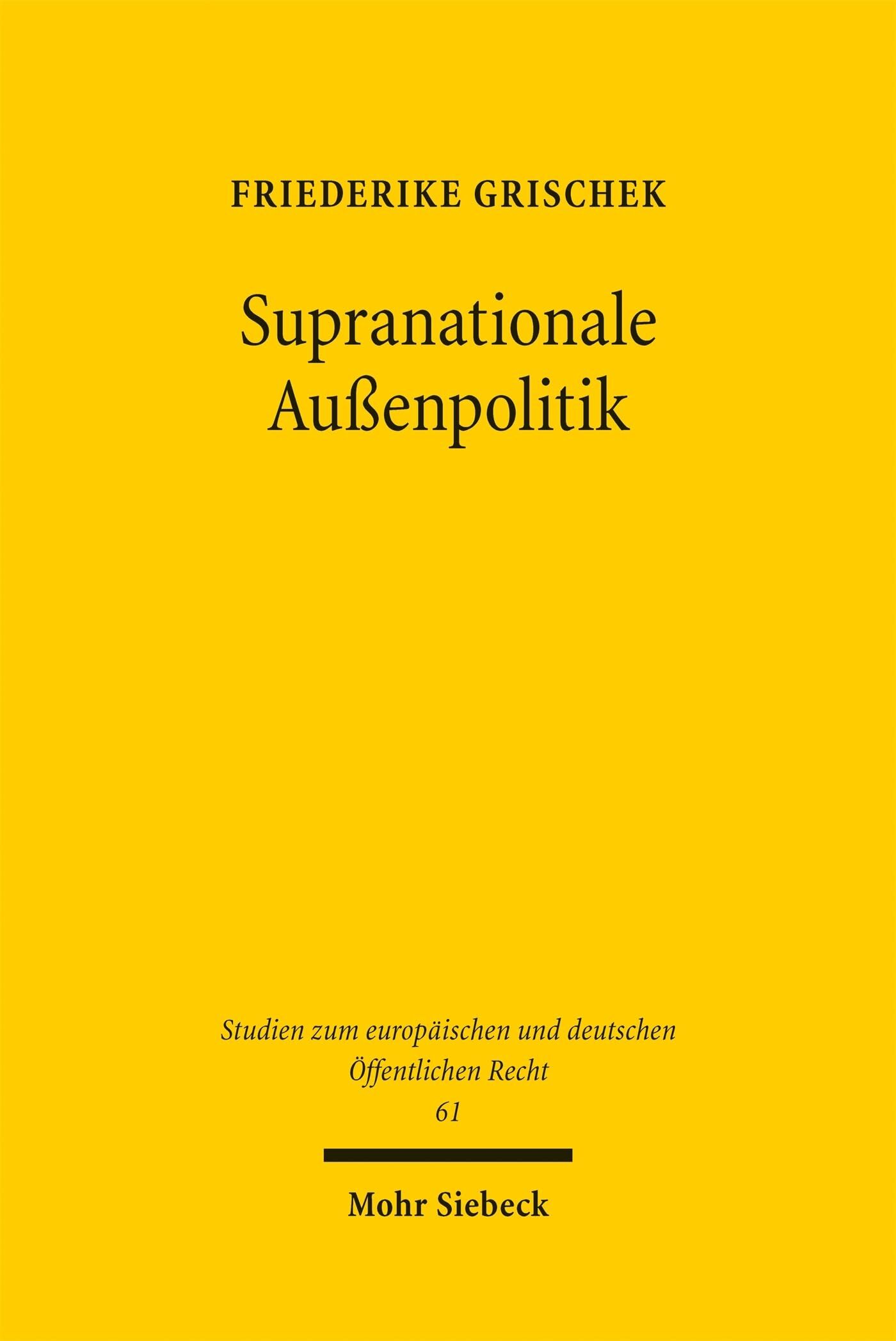Supranationale Außenpolitik