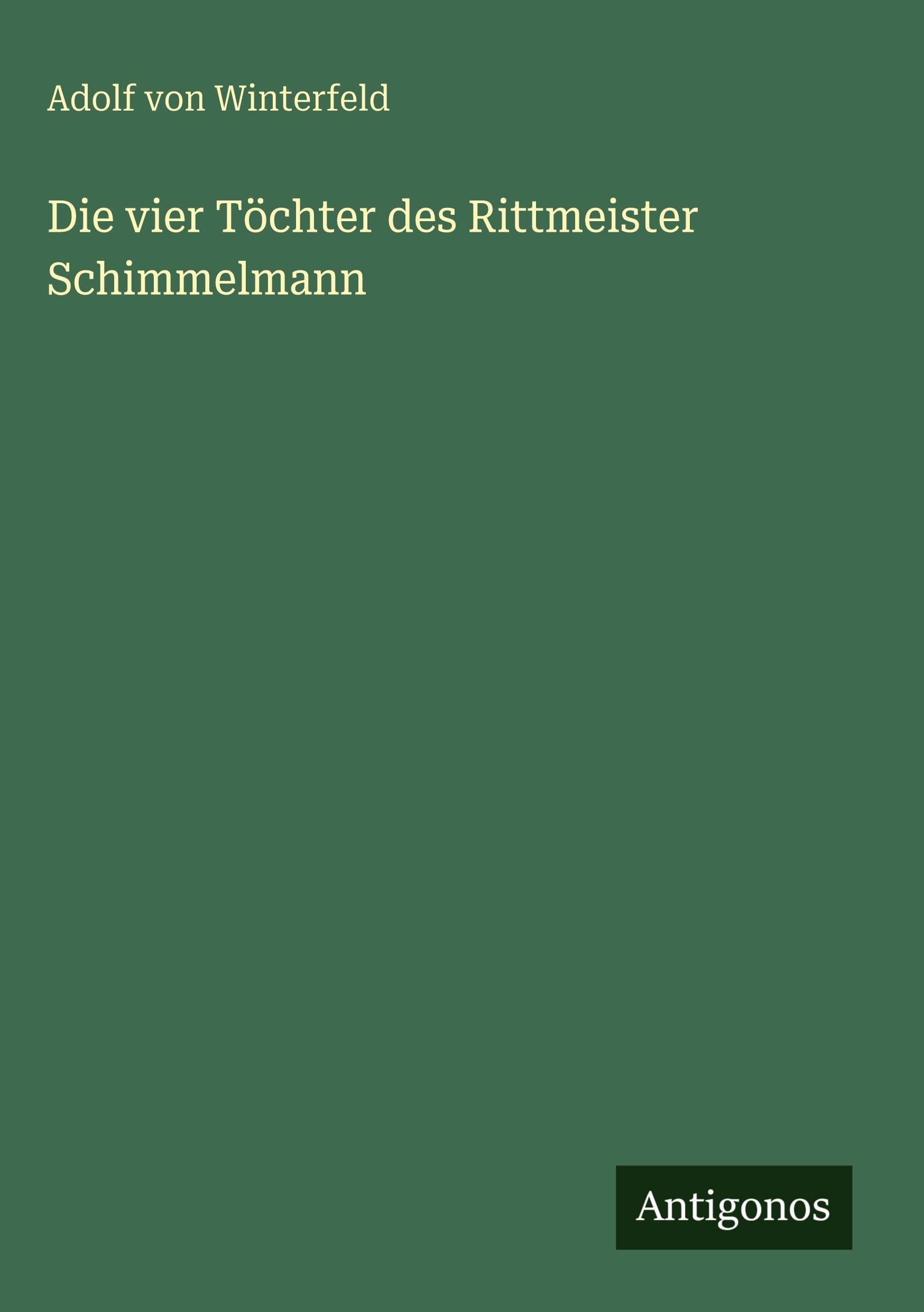 Die vier Töchter des Rittmeister Schimmelmann