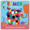 Elmer Family Organiser - Elmar Familienplaner 2018: Original Flame Tree Publishing-Kalender [Kalender] (Wall-Kalender)