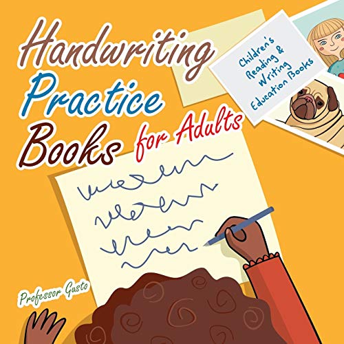 Handwriting Practice Books for Adults : Children's Reading & Writing Education Books
