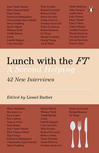 Barber, Lionel: Lunch with the FT