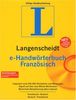 Langenscheidt e-Handwörterbuch Französisch. CD-ROM für Windows ab 95
