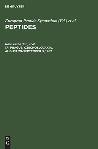 Prague, Czechoslovakia, August 29–September 3, 1982 (Peptides)