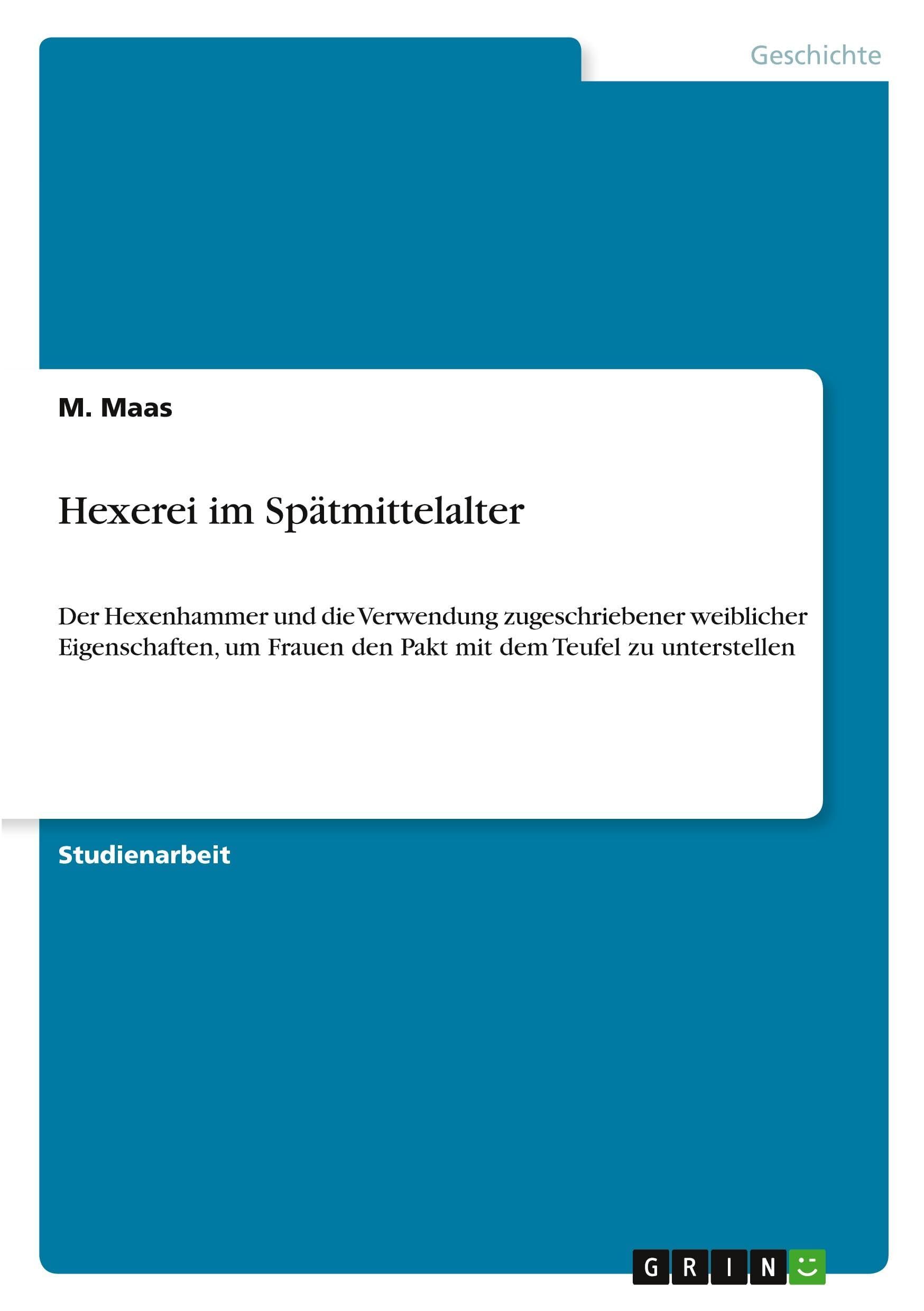 Hexerei im Spätmittelalter