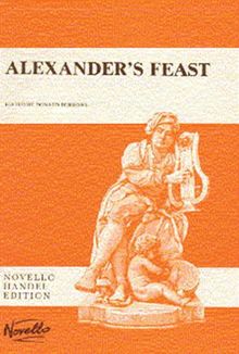 Handel, Gf Alexander's Feast (Burrows) -Solo Stb/Satb V/S- (Choral Music): Partitur, Chorpartitur für Solo, Chor