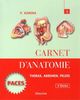 Carnet D'anatomie T.3 - Thorax, Abdomen, Pelvis