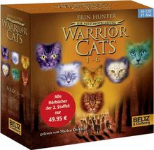 Warrior Cats - Die neue Prophezeiung. Folge 1-6: II, Folge 1-6, gelesen von Marlen Diekhoff, Gesamtbox 30 CDs, 37 Std. 36 Min.