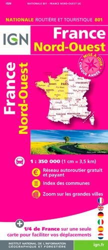 France Nord-Ouest 2016. 1 : 350 000