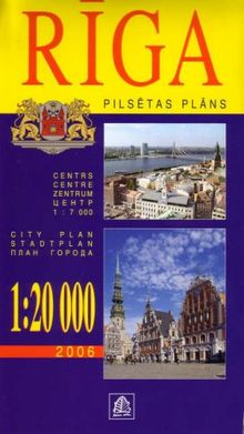 Riga, Stadtplan; Riga, Pilsetas Plans; Riga, Cityplan (City Plans)