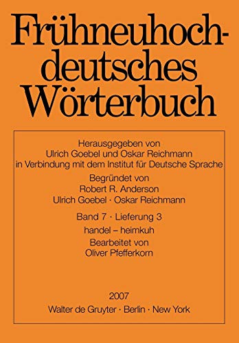 Frühneuhochdeutsches Wörterbuch / handel - heimkuh