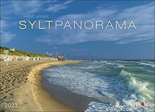 Sylt Panorama Postkartenkalender 2023 - Reisekalender mit Monatskalendarium - 12 Farbfotos - 23,5 x 17 cm: Hans Jessel