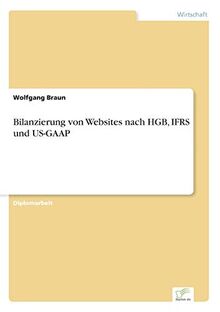 Bilanzierung von Websites nach HGB, IFRS und US-GAAP